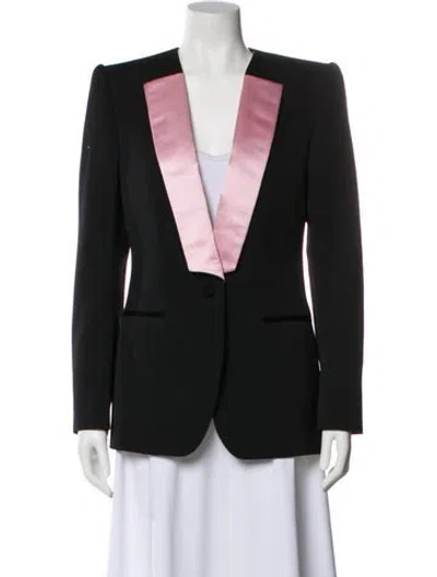 Pre-owned Tom Ford Virgin Wool Blazer In Black