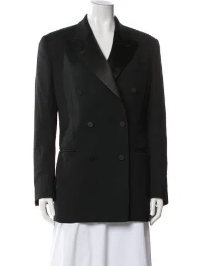 Pre-owned Tom Ford Virgin Wool Blazer In Black
