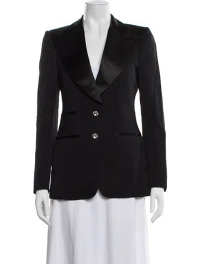 Pre-owned Tom Ford Virgin Wool Blazer In Black