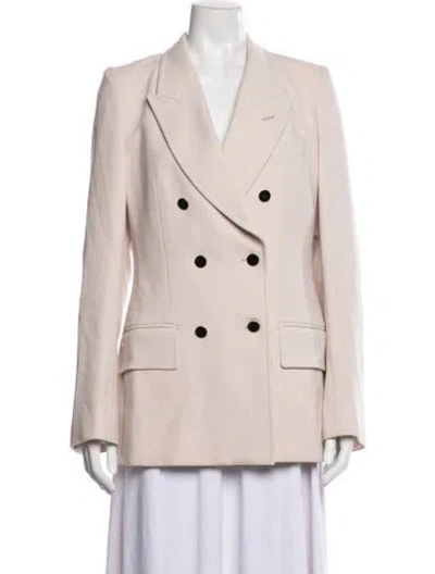 Pre-owned Tom Ford Virgin Wool Blazer In Neutral