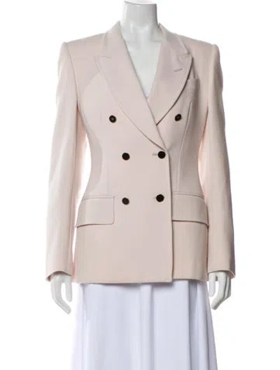 Pre-owned Tom Ford Virgin Wool Blazer W/ Tags In Neutral