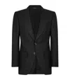 Tom Ford Virgin Wool-blend Dyllan Blazer In Black