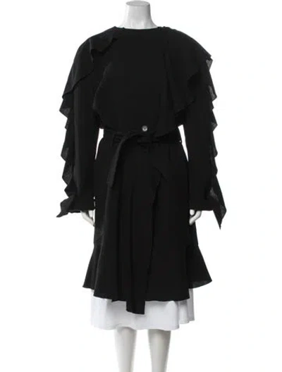 Pre-owned Tom Ford Virgin Wool Coat In Black
