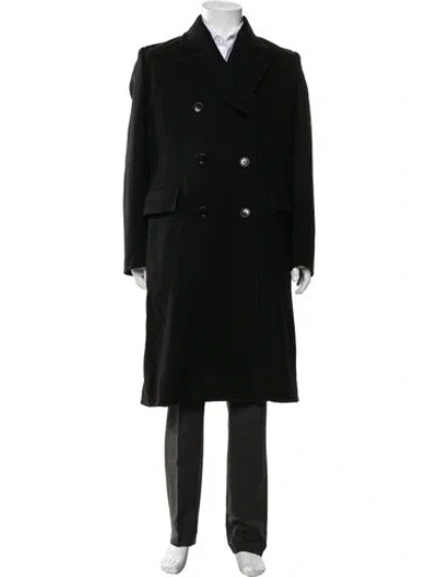 Pre-owned Tom Ford Virgin Wool Coat In Black