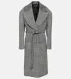 Tom Ford Virgin Wool Coat In Grey