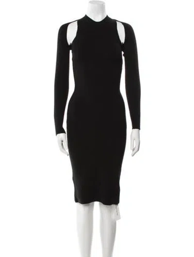 Pre-owned Tom Ford Virgin Wool Dress Set In Black