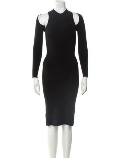 Pre-owned Tom Ford Virgin Wool Dress Set W/ Tags In Black