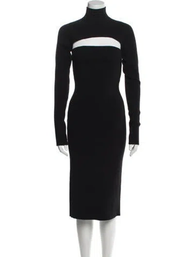 Pre-owned Tom Ford Virgin Wool Dress Set W/ Tags In Black