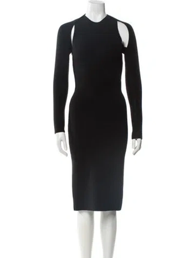 Pre-owned Tom Ford Virgin Wool Dress Set W/ Tags In Black