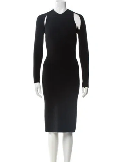 Pre-owned Tom Ford Virgin Wool Dress Set W/ Tags In Black