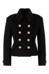 Tom Ford Embellished Wool-felt Jacket In Black