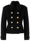 Tom Ford Embellished Wool-felt Jacket In Black