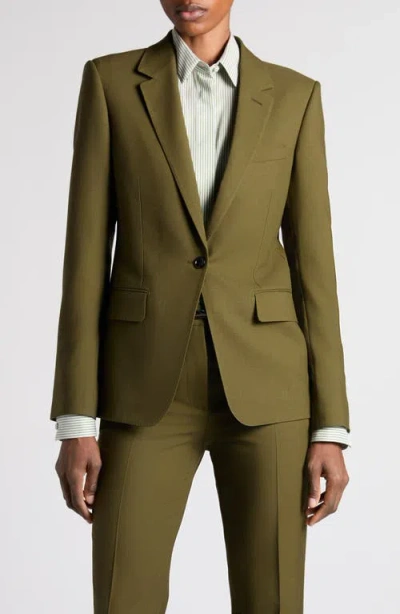 Tom Ford Virgin Wool Jacket In Green