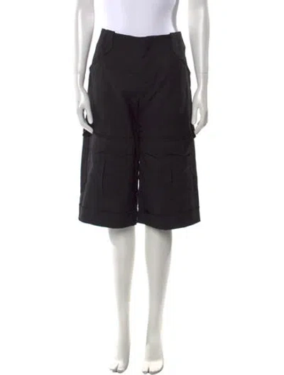 Pre-owned Tom Ford Virgin Wool Knee-length Shorts W/ Tags In Black