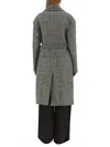 Tom Ford Virgin Wool Patchwork Coat In Multicolor