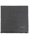 Tom Ford Virgin Wool Scarf In Grey