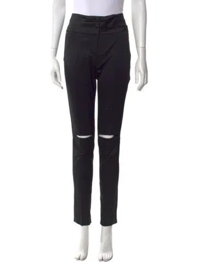 Pre-owned Tom Ford Virgin Wool Skinny Leg Pants In Black