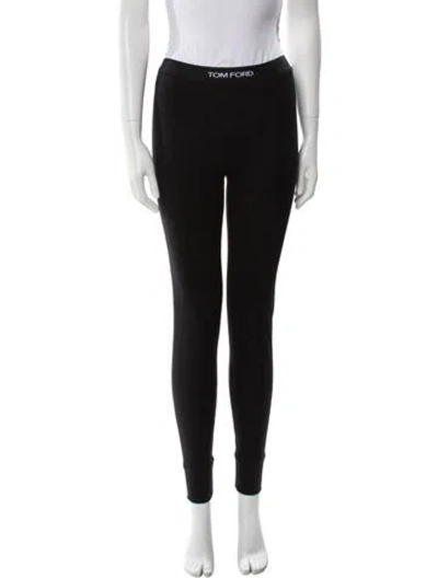 Pre-owned Tom Ford Virgin Wool Skinny Leg Pants W/ Tags In Black