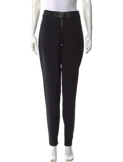 Pre-owned Tom Ford Virgin Wool Straight Leg Pants W/ Tags In Black