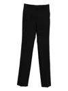 Tom Ford Sharp Herringbone Tailored Straight Leg Trousers Clothing In Black
