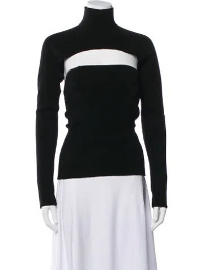 Pre-owned Tom Ford Virgin Wool Turtleneck Sweater In Multi