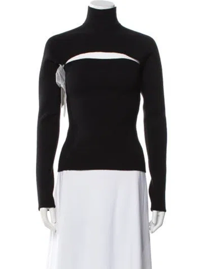 Pre-owned Tom Ford Virgin Wool Turtleneck Sweater W/ Tags In Black