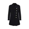 Tom Ford Asymmetric Wool-cashmere Duffle Peacoat In Navy