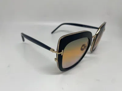 Pre-owned Tom Ford Virginia Sunglasses Tf945 01b Authentic 55-23-140mm In Multicolor