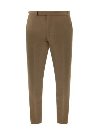 Tom Ford Viscose And Wool Trouser In Brown
