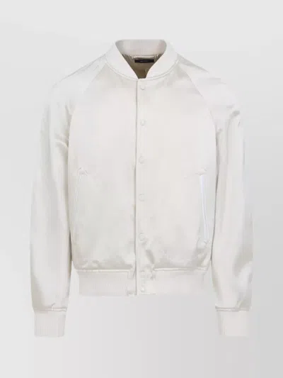 TOM FORD VISCOSE BOMBER JACKET COLLEGE DESIGN