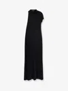 Tom Ford Long Draped One Shoulder Maxi Dress In Black