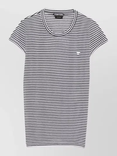 TOM FORD STRIPED T-SHIRT