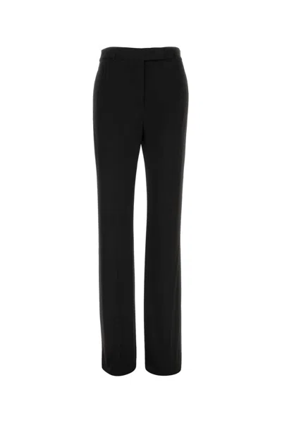 Tom Ford Crepe Jersey Straight Pants In Black