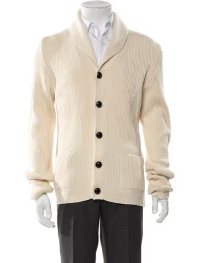 Pre-owned Tom Ford V-neck Long Sleeve Cardigan In Neutral
