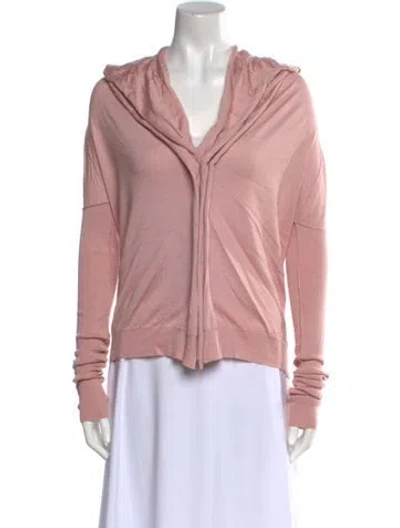 Pre-owned Tom Ford V-neck Long Sleeve Sweatshirt In Pink
