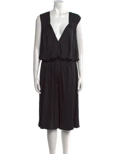 Pre-owned Tom Ford V-neck Romper In Black