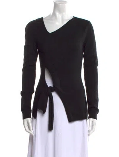 Pre-owned Tom Ford V-neck Sweater In Black