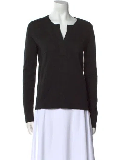 Pre-owned Tom Ford V-neck Sweater In Black