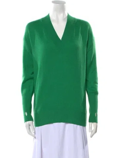 Pre-owned Tom Ford V-neck Sweater In Green