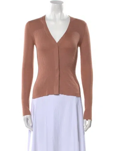 Pre-owned Tom Ford V-neck Sweater In Neutral