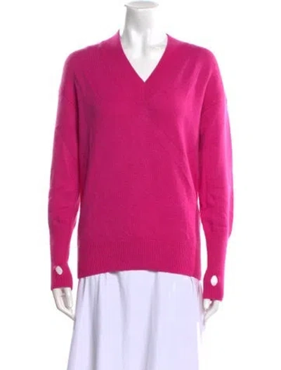 Pre-owned Tom Ford V-neck Sweater In Pink