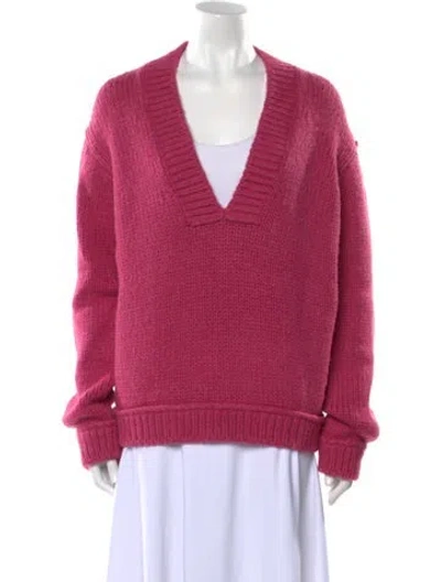 Pre-owned Tom Ford V-neck Sweater In Pink