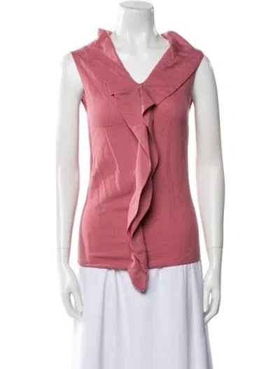Pre-owned Tom Ford V-neck Sweater In Pink