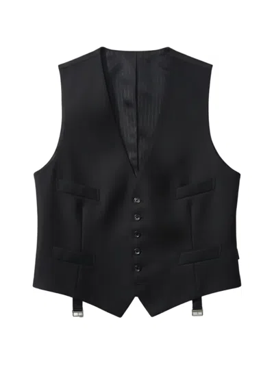 Tom Ford V-neck Waistcoat In Multi