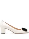 Tom Ford Audrey Velvet Bow Ballerina Pump In White