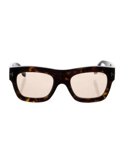 Pre-owned Tom Ford Wagner-02 Wayfarer Sunglasses In Brown