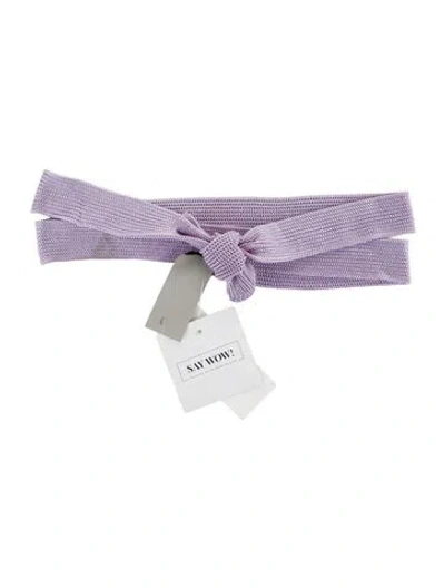 Pre-owned Tom Ford Waist Belt In Purple