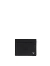 Tom Ford Logo-plaque Leather Cardholder In Black
