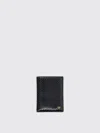 Tom Ford Small Snake Embossed Leather Folding Cardholder In Black