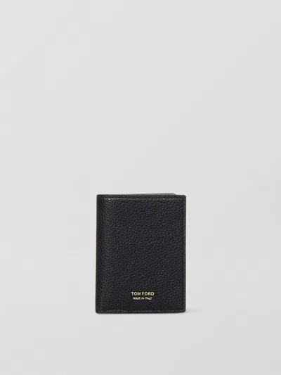 Tom Ford Passport Holder With Logo In 黑色